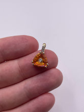 Load image into Gallery viewer, Glenn Lehrer 9ct gold topaz and diamond pendant
