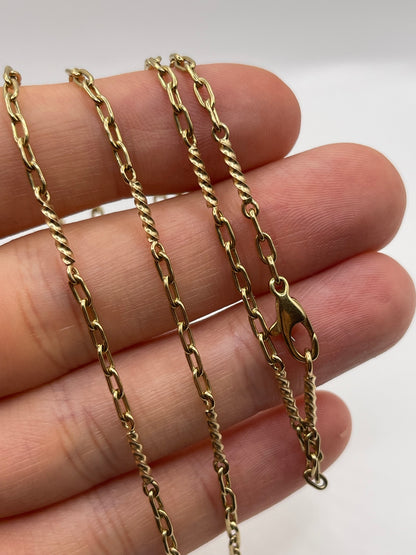 9ct gold chain 336