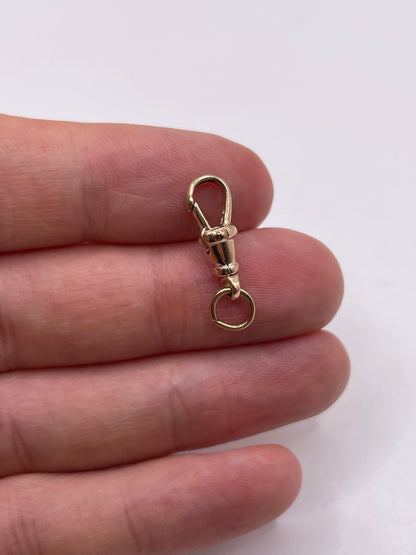 9ct gold swivel dog clip 6