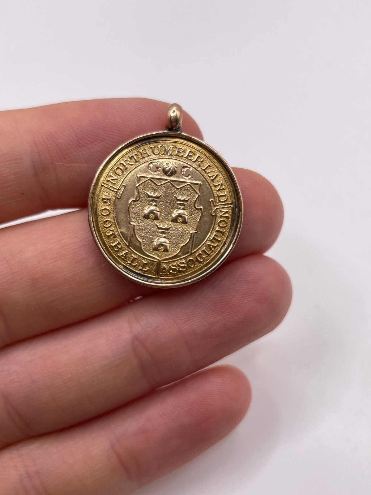 9ct rose gold fob pendant