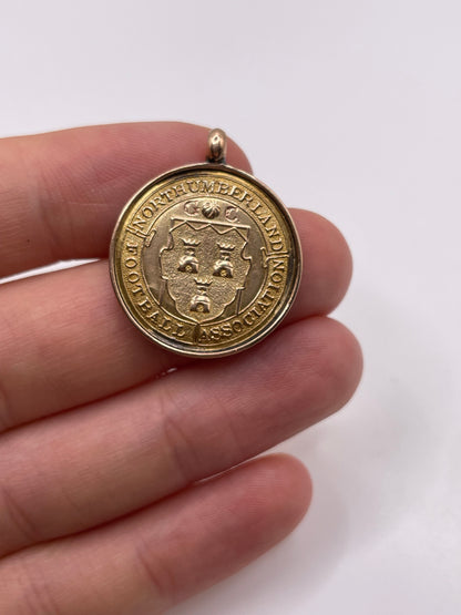 9ct rose gold fob pendant