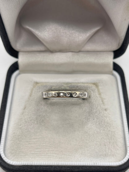 14ct white gold diamond ring
