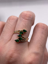 Load image into Gallery viewer, 9ct gold diopside ring
