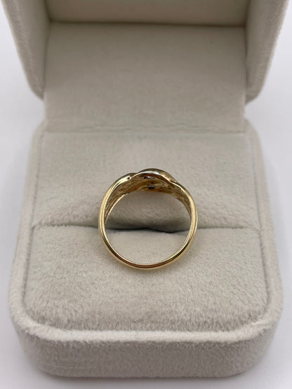 9ct gold diamond ring