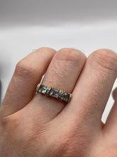 Load image into Gallery viewer, 9ct gold topaz and diamond ring
