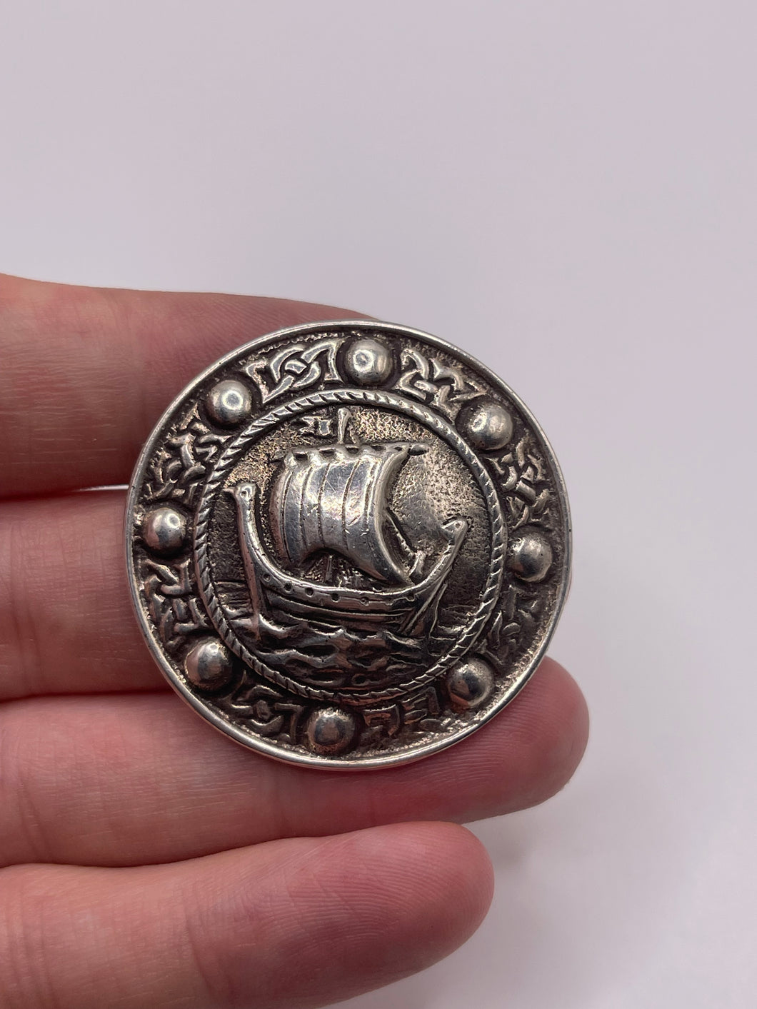Scottish silver brooch