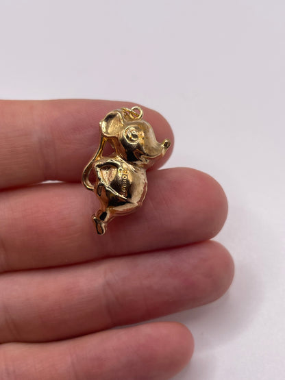 9ct gold cartoon character charm