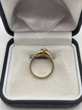 Load image into Gallery viewer, 9ct gold topaz heart ring
