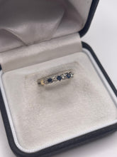 Load image into Gallery viewer, 18ct gold sapphire and diamond ring
