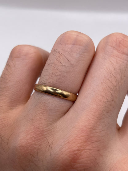 9ct rose gold band