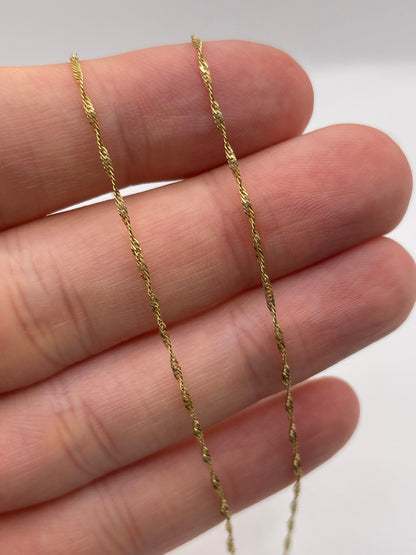 9ct gold chain 187