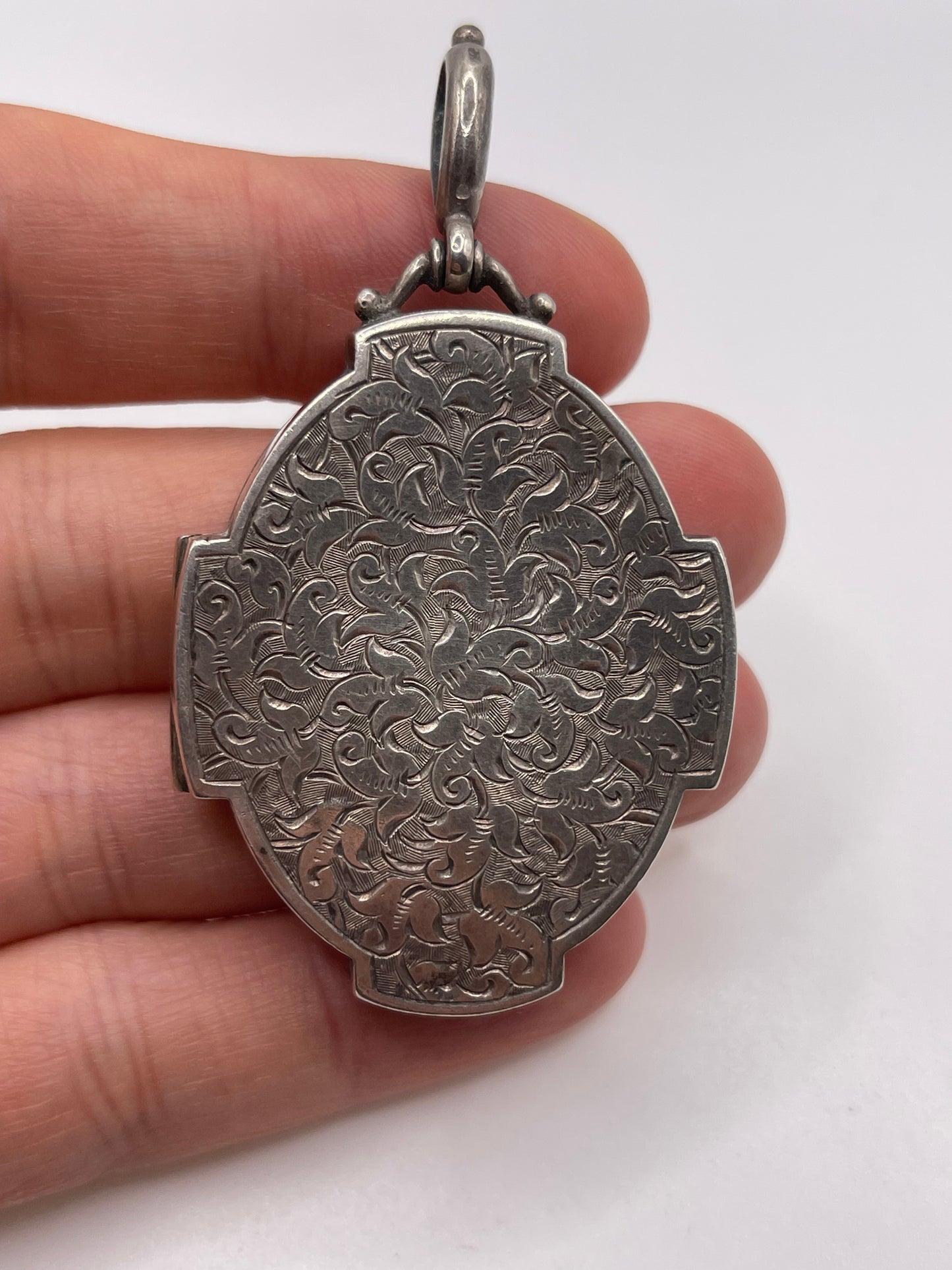 Antique Victorian silver locket