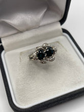 Load image into Gallery viewer, 14ct gold sapphire and diamond ring
