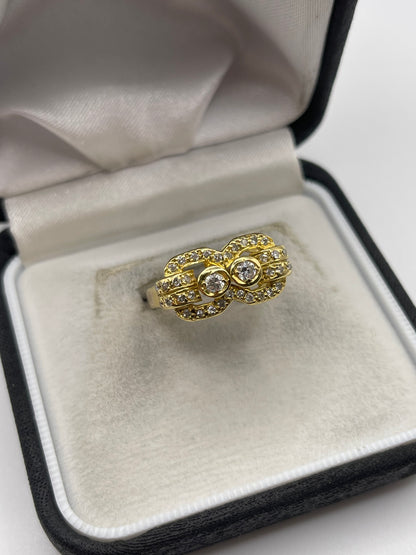 18ct gold diamond ring