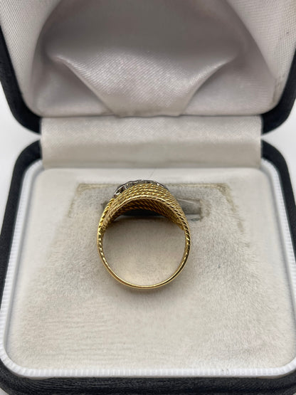 18ct gold diamond ring