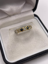 Load image into Gallery viewer, 18ct gold sapphire and diamond ring
