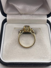 Load image into Gallery viewer, 14ct gold quartz and diamond ring
