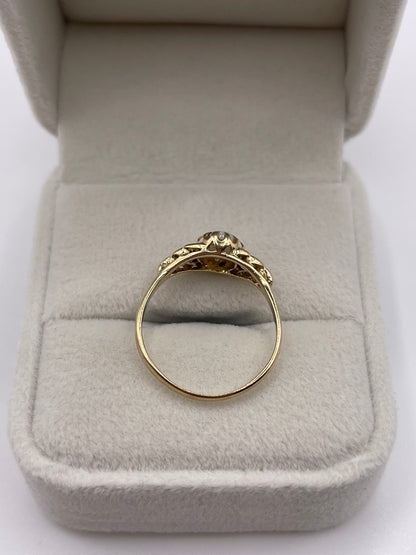 9ct gold opal ring