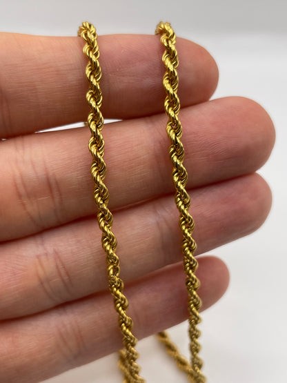 9ct gold chain 484