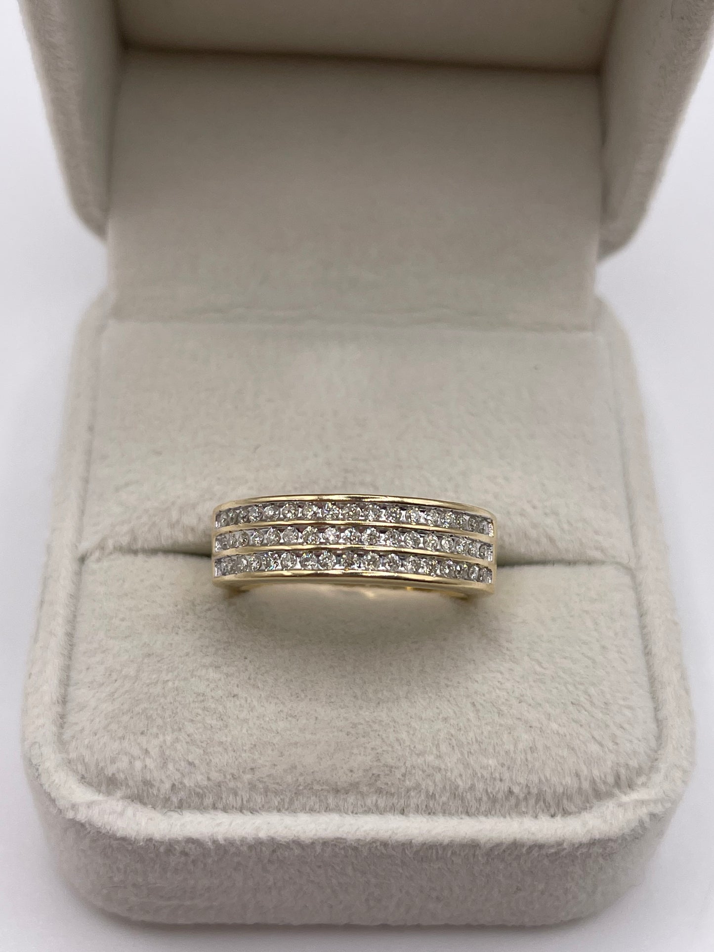 14ct gold diamond cluster ring