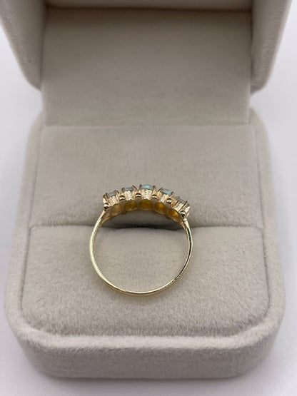 9ct gold opal ring