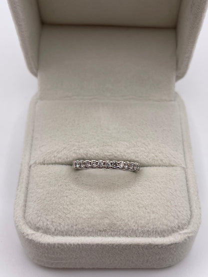 9ct white gold diamond ring