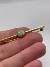 Load image into Gallery viewer, Antique 15ct gold opal brooch
