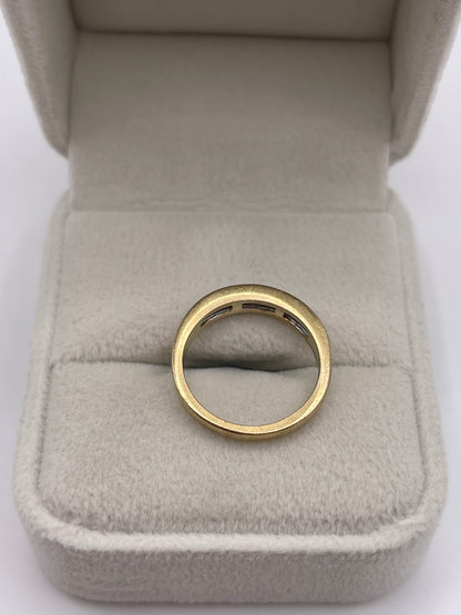 9ct gold diamond ring