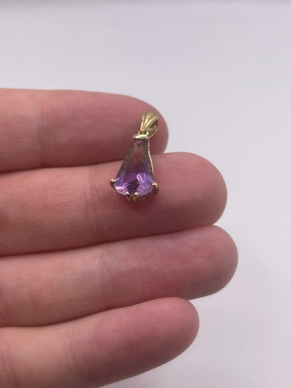 9ct gold ametrine pendant