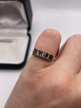 Load image into Gallery viewer, 9ct gold quartz and diamond ring
