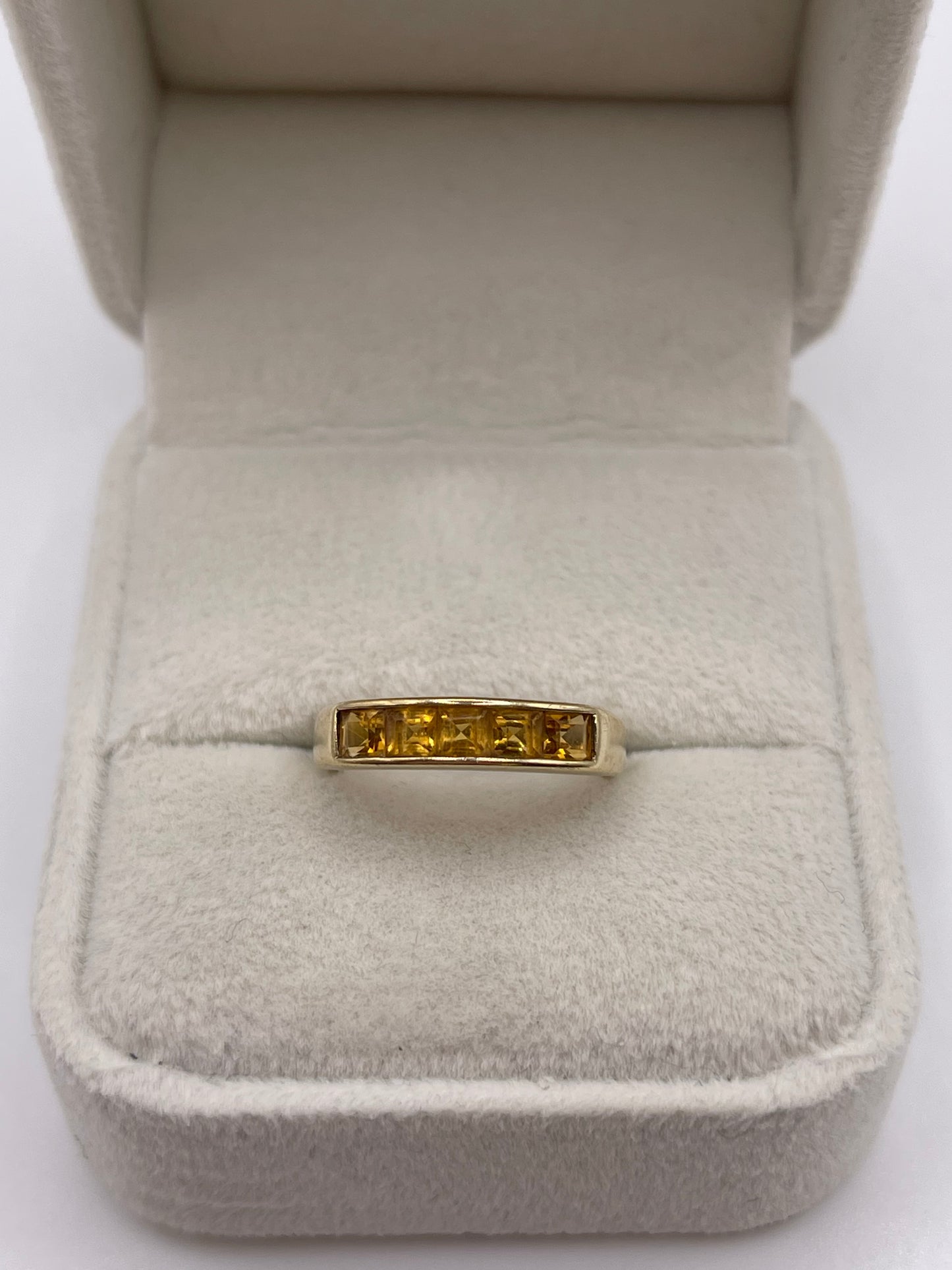 9ct gold citrine ring