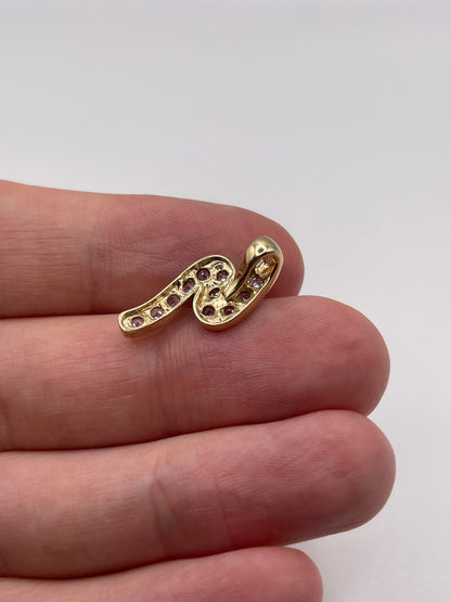 9ct gold tanzanite pendant