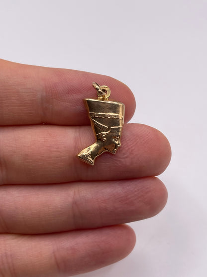 9ct gold queen Nefertiti charm