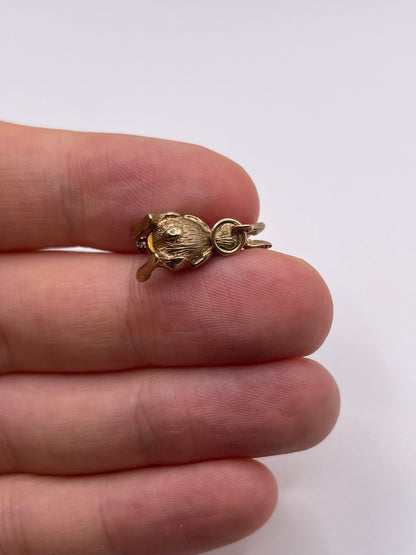 9ct gold rabbit charm
