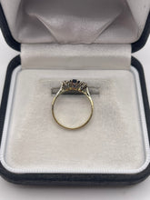 Load image into Gallery viewer, 18ct gold sapphire and diamond ring
