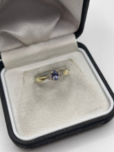 Load image into Gallery viewer, 9ct gold tanzanite and diamond ring
