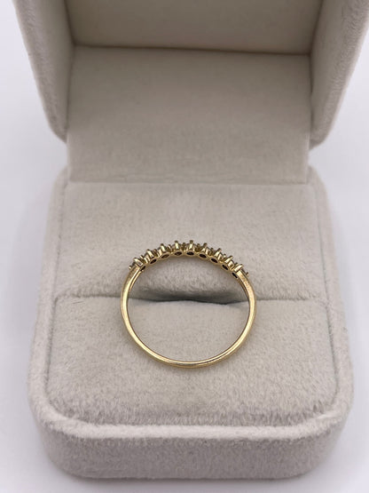 9ct gold diamond ring