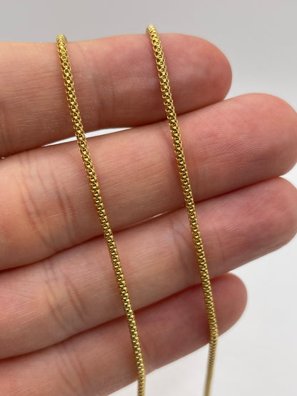 9ct gold chain 128