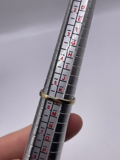 9ct gold sapphire and diamond gypsy ring