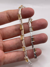 Load image into Gallery viewer, Silver citrine bracelet
