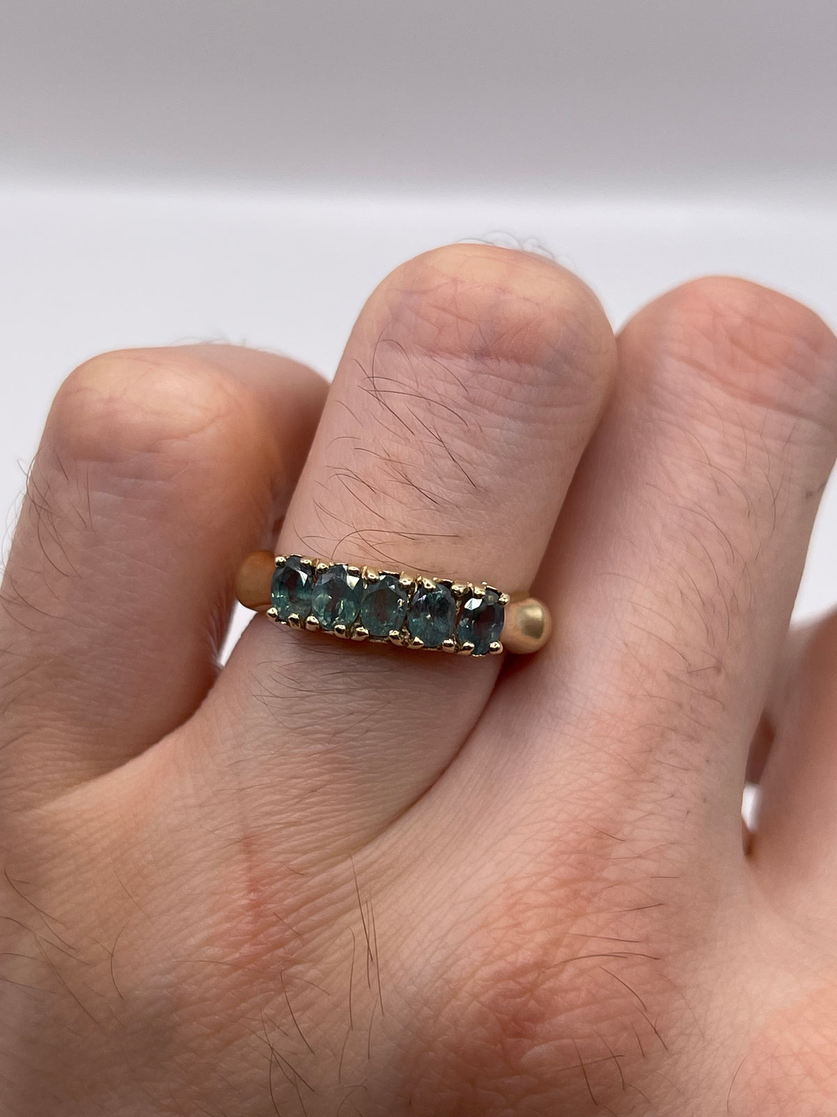 9ct gold alexandrite ring