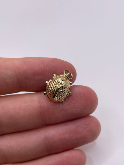 9ct gold ladybird charm