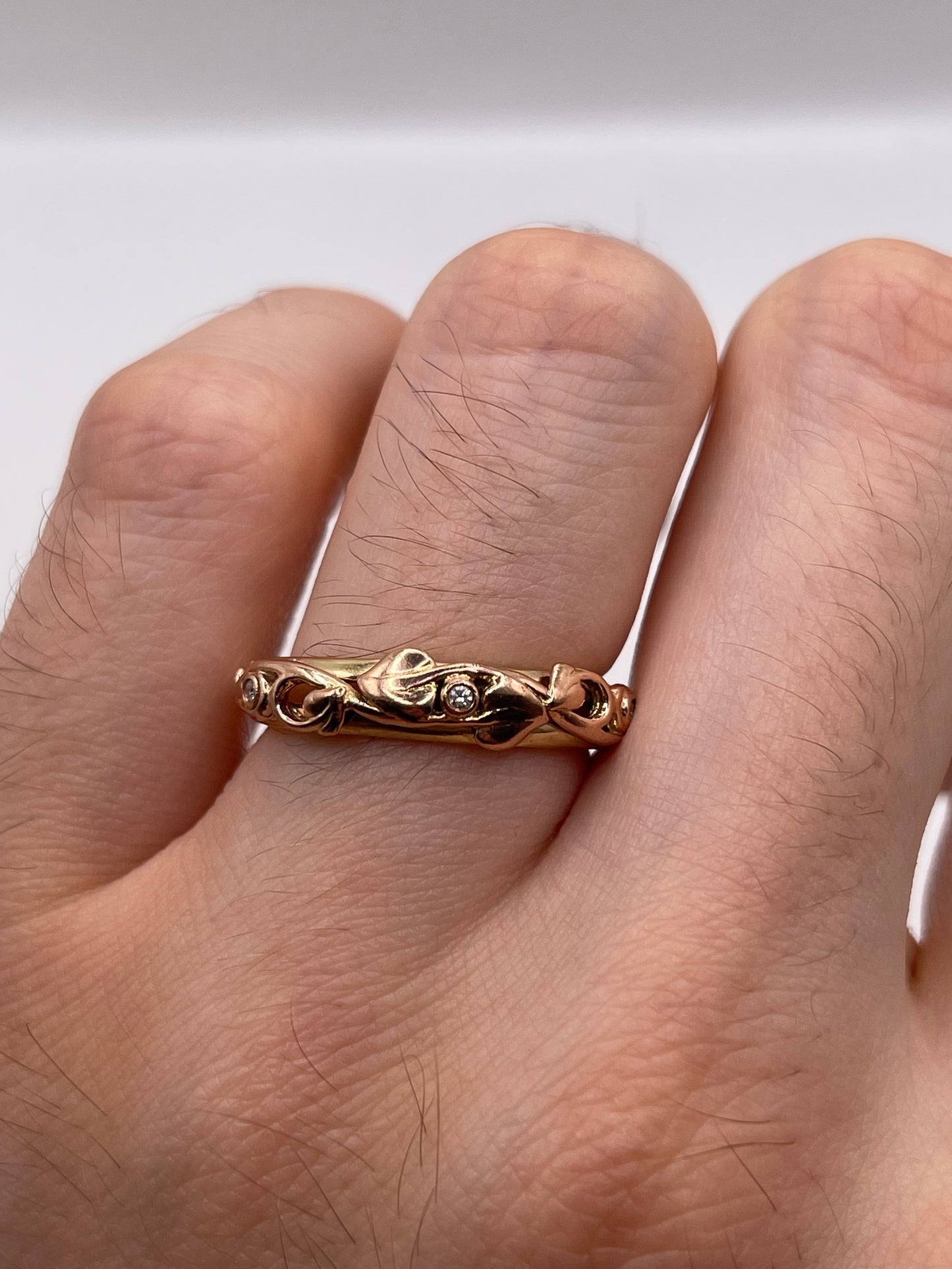 Clogau 9ct gold diamond ring