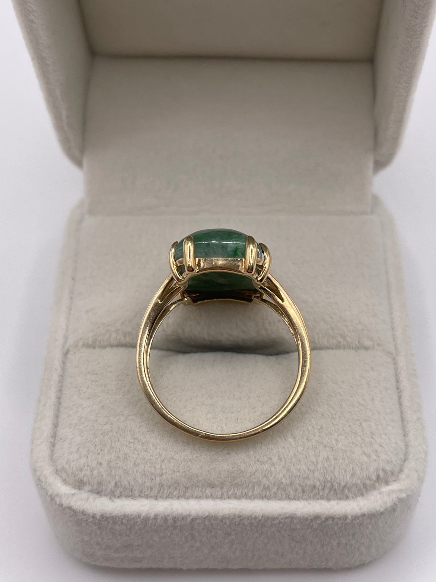 9ct gold aventurine ring