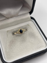 Load image into Gallery viewer, 9ct gold sapphire ring
