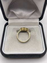 Load image into Gallery viewer, 9ct gold fancy coloured sapphire ring
