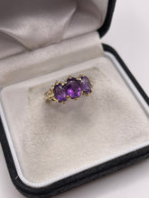 Load image into Gallery viewer, 9ct gold amethyst ring
