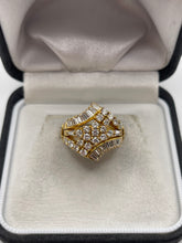 Load image into Gallery viewer, 14ct gold diamond ring set
