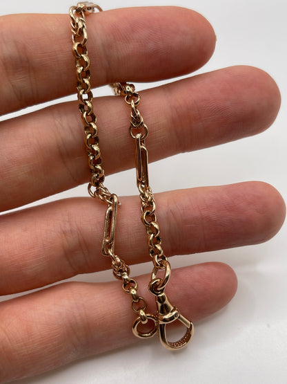 9ct rose gold bracelet