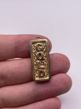 Load image into Gallery viewer, 9ct gold ingot pendant
